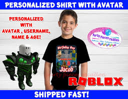 Roblox Camisa De Cumpleanos Con Avatar Roblox Boy Cumpleanos Etsy ¡esto será perfecto para el día especial de tu pequeño! roblox camisa de cumpleanos con avatar roblox boy cumpleanos camisa