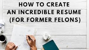 A resume job description section is the part of your resume where you list your previous jobs, projects, volunteer the former can potentially minimize the importance of your accomplishments, and the. Complete Guide To Making An Incredible Resume For Former Felons
