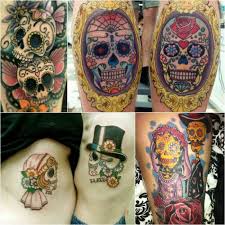 The idea of a sugar skull tattoo is highly popular for both men and women. Mexican Sugar Skull Tattoos Calavera Ink Ideas Day Of The Dead