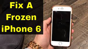 How To Fix An Iphone 6 Frozen Screen-Can't Swipe Or Unresponsive - Youtube