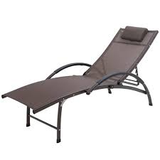 Check spelling or type a new query. Outdoor Reclining Chaise Lounge Chair With Adjustable Backrest Brown Crestlive Products Target