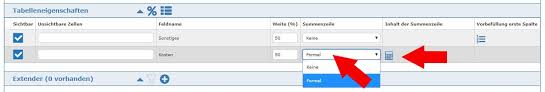 Diese sind teil der ränder über und links neben der tabelle. Online Formulare Erstellen Mit Berechnungen In Formulartabellen Aforms2web