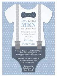 Twin Little Men Baby Shower Invitation Blue Gray Invitation Zazzle Com Baby Shower Invitations For Boys Baby Shower Invitations Baby Shower Invitation Cards