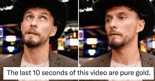 This Tommy Robinson supporter insisted he was a 'grass roots' movement and  the unexpected payoff is a proper jaw-dropper👇