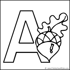 Keep a cat and pumpkin company on a magical night. Alphabet Coloring A Printables For Kids Free Word Search Puzzles Coloring Pages And Other Activities