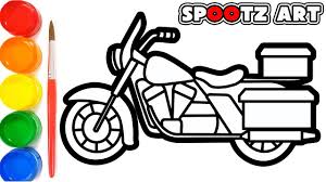 Savesave contoh mewarnai for later. Cara Menggambar Dan Mewarnai Sepeda Motor Mewarnai Gambar Youtube