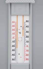 Termometro per ambiente digitale a display con misurazione temperatura per interno ed esterno. Termometro Di Minima E Massima Mge Misure