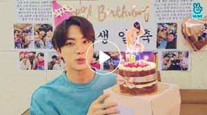Bts member jin celebrates his 28th birthday today. V Live Happy Birthday Seokjin