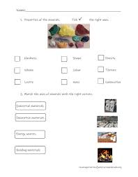 A mineral is a naturally occurring, inorganic solid that has a crystal structure and a chemistry worksheet: Minerals And Its Uses Worksheet