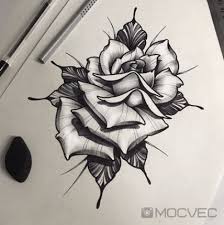 Trendy Flowers Tattoo Desing Sketches Rose 39 Ideas Traditional Rose Tattoos Rose Flower Tattoos Rose Tattoo Design