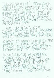 This chilling tale recounts the late 70's in new york city, when a serial killer on the loose dubbed son of sam creates havoc. David Berkowitz Letters Murderpedia The Encyclopedia Of Murderers