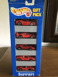 We, at karz and dolls, are a young and energetic team of diecast lovers & car enthusiasts, who understand the needs and wants of scale model cars, dolls & actions figures and make all efforts to make your hobby a simplified, huntfree experience. 1993 Hot Wheels Ferrari 5 Car Gift Pack Ebay Custom Hot Wheels Hot Wheels Cars Mattel Hot Wheels