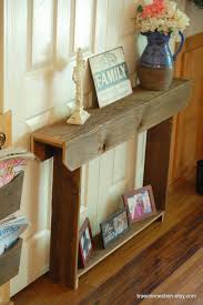 Very Narrow Entry Table We Don T Have Room For Anything More Than This I M Putting It On The Honey Do Lis Entry Table Narrow Entry Table Small Console Tables