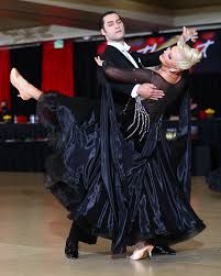 Charlene Proctor And Andrew Begunov Dance The International Style Slow Foxtrot At The Northcoast Classic D In 2020 Victorian Dress International Style Ballroom Dancing
