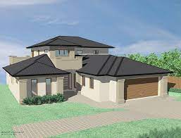 The hip roof has 1 ft overhangs on all 4 sides. Contemporary Hipped Roof Design Novocom Top