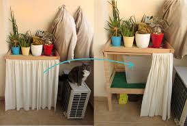 The following post explains the process of building a diy/cheap ventilated cat box. Diy Cat Litter Box Storage Furniture Toma Creations