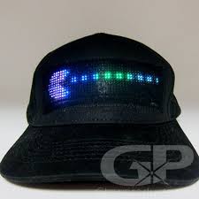 Animated Led Display Hat With Smartphone Control Led Hat Light Up Light Jewelry
