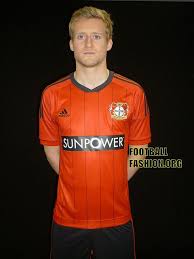 The horizontal strips blaze the front of the jersey, while the back displays a solid black. Bayer 04 Leverkusen Adidas 2012 13 Home Kit Football Fashion Football Fashion Bayer 04 Leverkusen Adidas