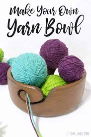 Cover upside down bowl with plastic wrap. Diy Yarn Bowl A Perfect Gift For Knitters Girl Just Diy
