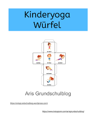 Jetzt stöbern und bequem online bestellen! Kinderyoga Wurfel Unterrichtsmaterial Im Fach Sport Yoga Fur Kinder Kinderyoga Yoga