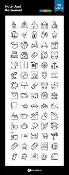 Download Hotel And Restaurant Icon Pack Available In Svg Png Eps Ai Icon Fonts Restaurant Icon Icon Icon Pack