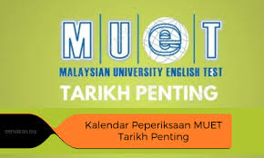 Calon perlu berada di waktu ujian tarikh bilik kertas catatan speaking menunggu (kuarantin) 11 julai 2017 (selasa) 12 julai 2017 (rabu) calon dikehendaki sidang 1: Kalendar Muet 2021 Jadual Tarikh Penting Peperiksaan