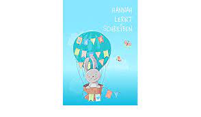 Befestigen sie den deckel mit den scharnieren an dem häuschen. Hannah Lernt Schreiben Schreiblernheft A4 Fur Erstklassler Und Schreibanfanger Zum Schreiben Lernen Und Uben Niedlicher Hase Im Heissluftballon Mit Haus 1 Und 2 Klasse German Edition Design Pab 9798674703853 Amazon Com Books
