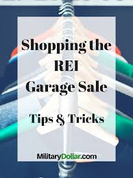 The rei credit card is a general use credit card; Rei Garage Sale Tips And Tricks Military Dollar
