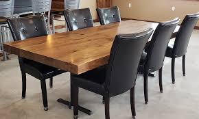 Dining table tops are quite substantial and heavy, to present a firm surface. Solid Wood Table Tops And Custom Live Edge Tables Lumber Shack