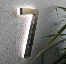 Many of the light types mentioned above also have solar options. 53 Simply Cool Products Innovative Useful Inventions Led House Numbers Modern House Number Led House