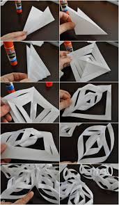 3d Schneeflocken Aus Papier Basteln Anleitung Basteln