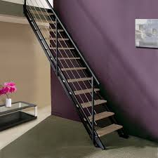 De ce sunt preturile atat de mici, in fiecare zi, in magazinele leroy merlin? Escalier Droit Acier Noir Escavario 12 Marches Hetre Naturel L 80 Cm Leroy Merlin