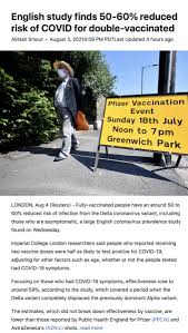 Maybe you would like to learn more about one of these? Eric Topol On Twitter A Large Uk Study Of Vaccination Protection From Delta Symptomatic Breakthrough Infections Found Effectiveness Of 60 Combines Az And Pfizer Vaccines Https T Co Zutzgftwfn Https T Co Tosshvbz56 Https T Co Fi9gdf2gs3