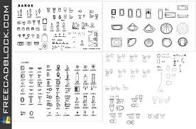 This file contains the basic types of baths. Cad Bathroom Block Bacos Dwg Free Cad Model
