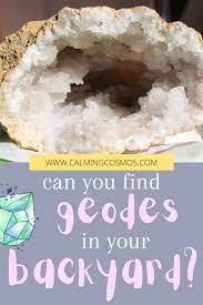 Can You Find Geodes In Your Backyard Geode Amethyst Geode Canning