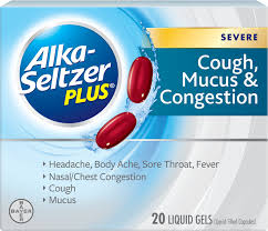 Medication For Cough Mucus Congestion Alka Seltzer Plus