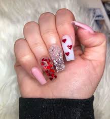 39 valentine's day nail designs that aren't cheesy. 12 Super Cute Valentine S Day Diy Nail Designs Ecemella Nail Designs Valentines Christmas Nails Acrylic Diy Nails