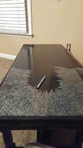 Put on your protective gear and spray the table base with paint that is especially formulated to be used on metal. Painted An Old Coffee Table Black Then Doodled On The Top Album On Imgur