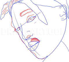 How To Draw Tupac Shakur, Step By Step, Drawing Guide, By Dawn - Dragoart