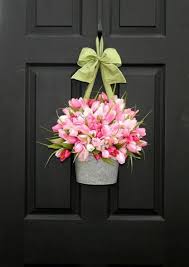 Little To No Cost Spring Refresh Wreaths Door Decorations Spring Wreath