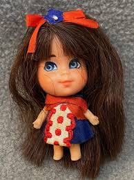 VTG LIDDLE KIDDLES Liz Lucky Locket Doll Red White & Blue Mattel 1960s  $27.96