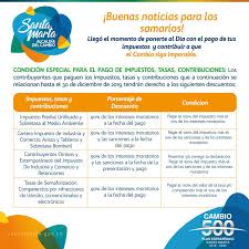 Plazos para el del impuesto predial, deudas de años anteriores. Alcaldia Del Cambio Logra Descuentos Del 90 Para Los Samarios En Los Impuestos Del Predial Industria Y Comercio Y Semaforizacion Alcaldia Distrital De Santa Marta