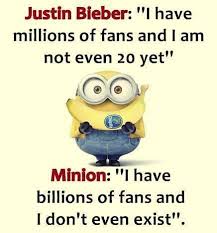 Justin Bieber Funny Minion Quotes Minions Funny Funny Minion Memes