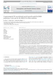 PDF) A spatiotemporal 3D convolutional neural network model for ENSO  predictions: A test case for the 202021 La Niña conditions