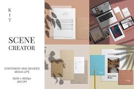 Scene Creator Mockups Kit Design Mockup Free Scene Creator Free Packaging Mockup