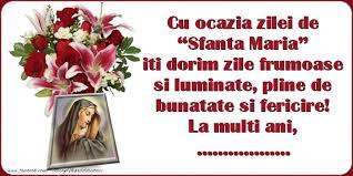 Mesaje si felicitari de sfanta maria. Pin On Felicitari