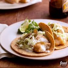 What goes with fish tacos? Food Network How To Make Marcela S Baja Style Fish Tacos Facebook