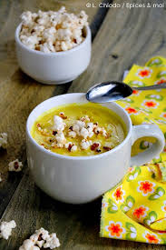 Soupe De Mais Et Pop Corn Au Paprika De Julien Duboue Epices Moi Recette Idee Recette Soupe Soupes