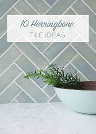 Herringbone pattern frosted white glass subway tile and white quartz countertop. 10 Herringbone Tile Pattern Ideas Mercury Mosaics