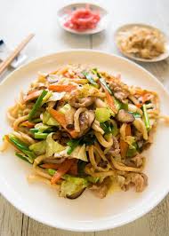 Yaki Udon Stir Fried Udon Noodles Recipetin Japan Recipe Fried Udon Udon Noodles Stir Fry Simple Udon Recipe